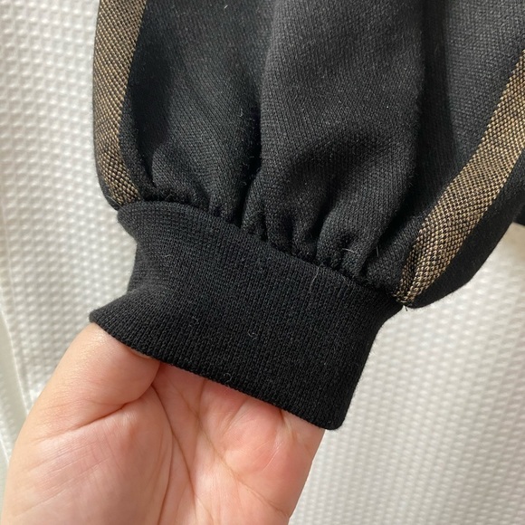 NWT AT Factory Windowpane Plaid Mockneck Long Sleeve - Picture 5 of 5